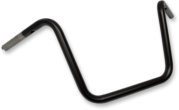 Drag Specialties - 06013490 - 1" Touring Handlebar - Ape Hanger - 12" - TBW - Flat Black