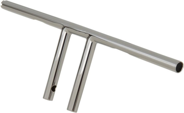 Drag Specialties - 06014215 - 1" T-Bar - Dimpled - Straight - 6" - Chrome