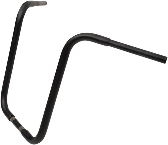 Drag Specialties - 06014266 - 1-1/4" Buffalo Touring Handlebar - 18" - TBW - Flat Black