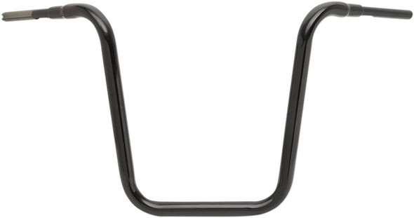 Drag Specialties - 06014304 - 1-1/2" "Big" Buffalo Ape Hanger Bar - 18" - TBW - Black