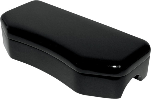 Drag Specialties - 06020349 - Buffalo Handlebar Clamp - Smooth - Hidden - Black