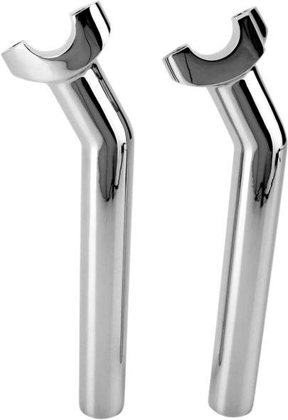 Drag Specialties - 06020412 - Forged Aluminum Handlebar Risers - Pullback - 8-1/2" - Chrome