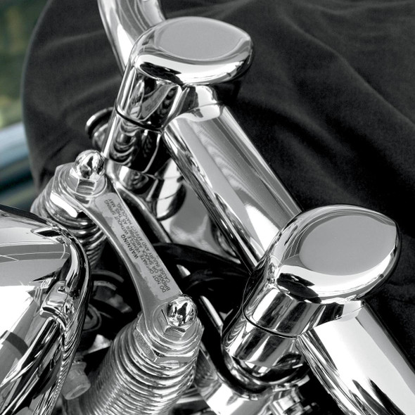 Drag Specialties - 06020418 - Big Buffalo 1-1/2" Springer Handlebar Riser Kit - Chrome