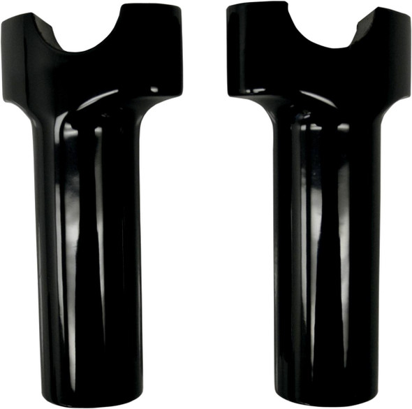 Drag Specialties - 06020520 - Buffalo Billet Aluminum Handlebar Risers - 4" - Black