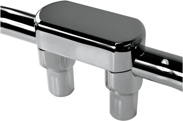 Drag Specialties - 06020602 - Handlebar Riser & Top Clamp Kit - 3" - Big Buffalo - Chrome