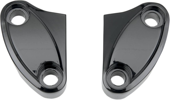 Drag Specialties - 06030262 - Handlebar Riser Clamp - Two-Piece - Black