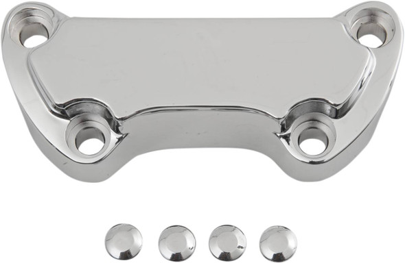 Drag Specialties - 06030002 - Handlebar Clamp - Scalloped
