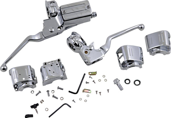 Drag Specialties - 06100500 - Handlebar Control Kit w/o Switches - 3/4" Master Cylinder