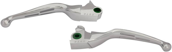 Drag Specialties - 06101980 - Levers - Slotted - Chrome