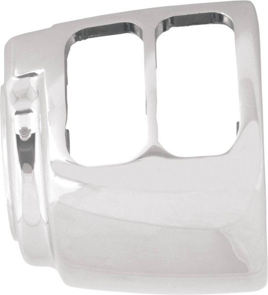 Drag Specialties - 06160112 - Handlebar Switch Housing Kit - Right - Upper - Smooth - Chrome