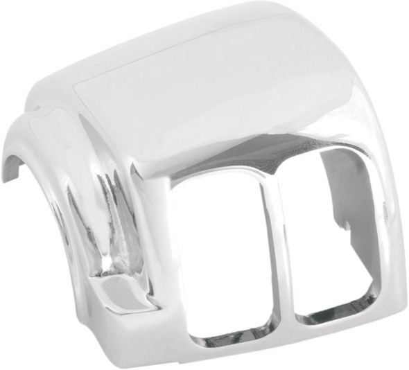 Drag Specialties - 06160111 - Handlebar Switch Housing Kit - Left - Upper - Smooth - Chrome