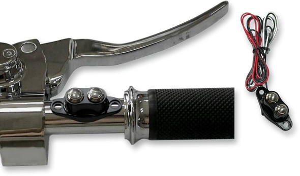 Drag Specialties - 06160205 - Duet Handlebar Switch Kit - Dual Button - Black Drag Specialties - 06160205 - Duet Handlebar Switch Kit - Dual Button - Black