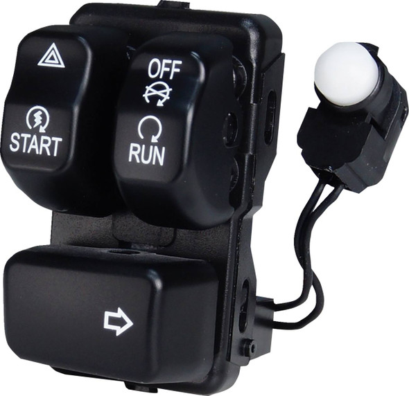 Drag Specialties - 06160385 - Can Bus Handlebar Control Module - Right - Black