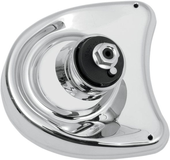 Drag Specialties - 06400651 - Mirror - Side View without Blind Spot - Half-Moon - Chrome