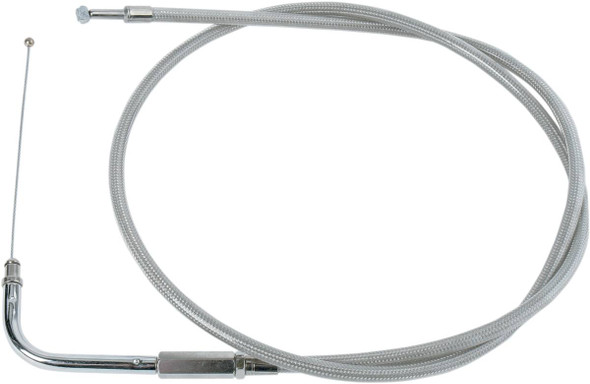 Drag Specialties - 06500300 - Stainless Braided Throttle Cable - 41"