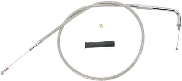 Drag Specialties - 06510097 - Stainless Braided Idle Cable - 28-3/4"