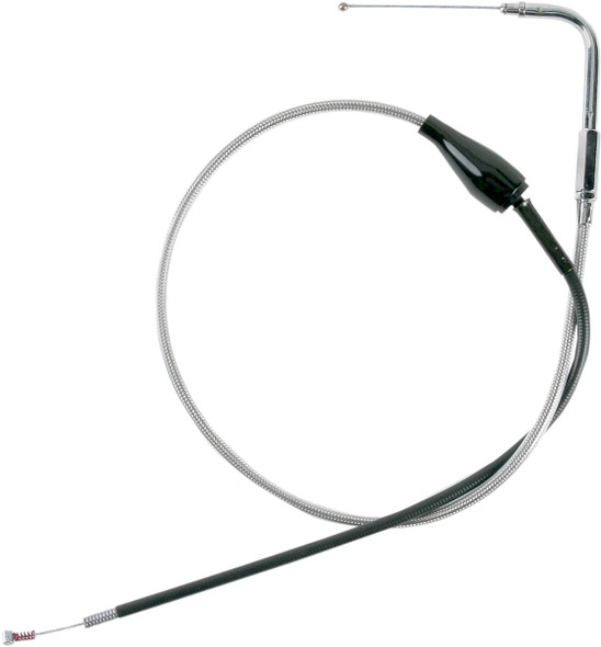 Drag Specialties - 06510169 - Stainless Braided Idle Cable - Cruise - 41-1/2"