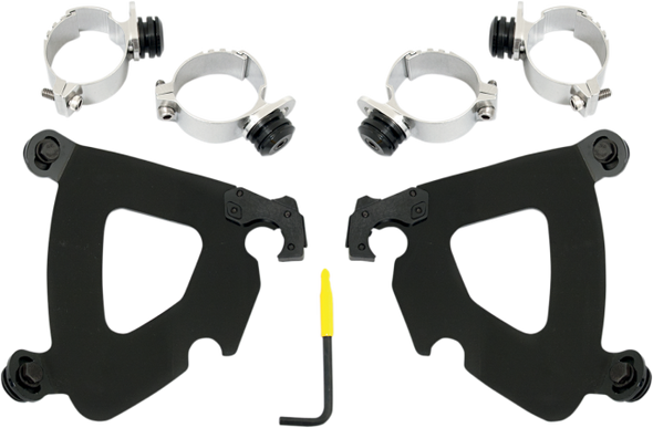 Memphis Shades - Trigger-Lock Mount Kit - fits '06-'16 FXD/FXDC/FXDB/FXD35, '06-'09 FXDL (choose finish)