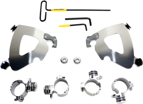 Memphis Shades Gauntlet Trigger-Lock Mount Kit - fits '11-'17 XL 1200C (choose finish)