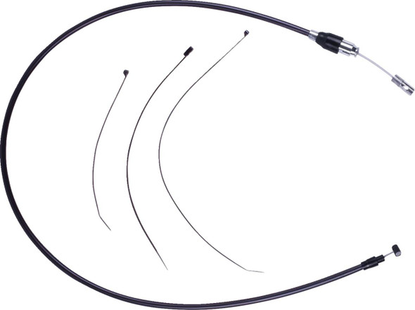 Drag Specialties - 06523198 - Quick Connect Clutch Cable - Upper - Black/Black