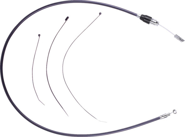 Drag Specialties - 06523254 - Quick Connect Clutch Cable - Upper - Black/Chrome