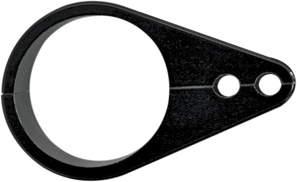 Drag Specialties - 06580053 - Cable Clamp - Dual Throttle/Idle - 1" - Black