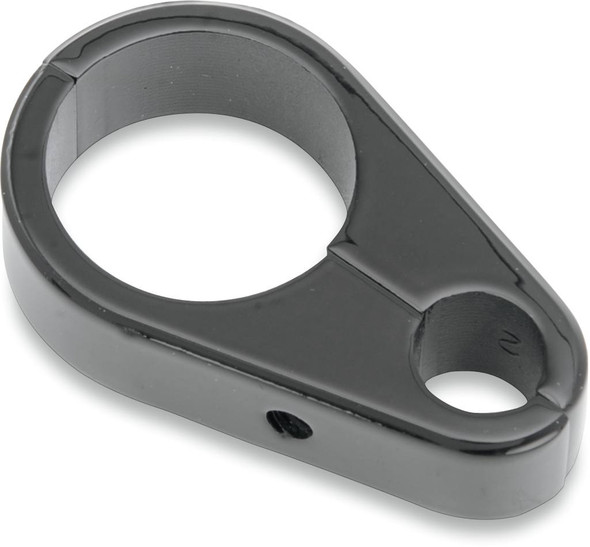 Drag Specialties - 06580075 - Die-Cast Cable Clamp - Clutch - 1" Frame - Black