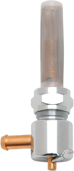 Drag Specialties - 07050117 - Fuel Petcock - Rear Facing - Chrome