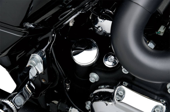 Drag Specialties - 07100115 - Custom Oil Dipstick - Peaked - Chrome - Touring/Trike