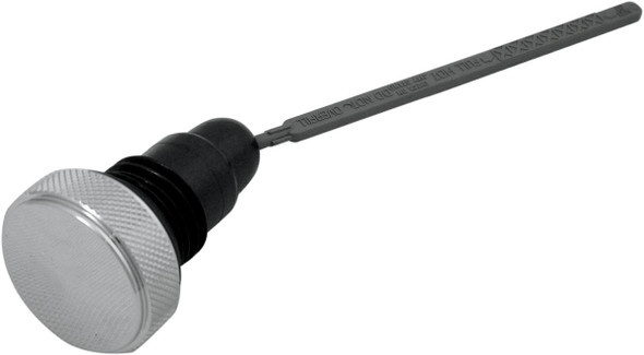 Drag Specialties - 07100153 - Custom Oil Dipstick - Peaked - Chrome - Dyna