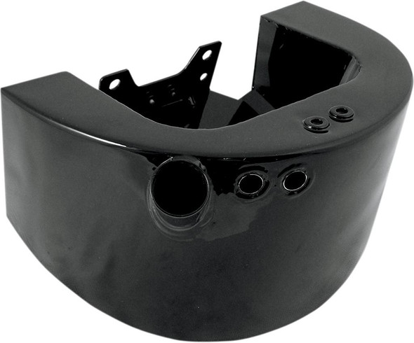 Drag Specialties - 07100161 - Side Fill Oil Tank - Gloss Black - 00'-17' Softail