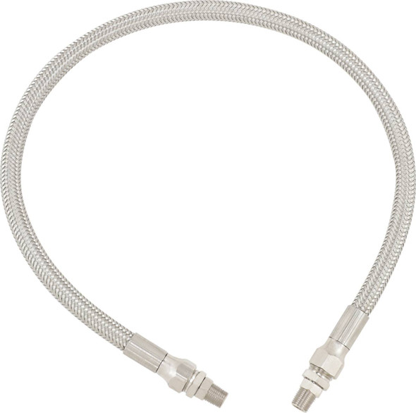 Drag Specialties - 07110055 - Universal Oil Line - Stainless Steel - 22"