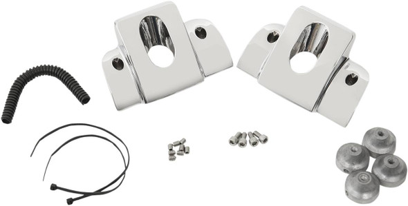 Drag Specialties - 09401317 - Spark Plug Cover - Chrome - Twin Cam
