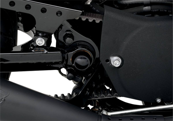 Drag Specialties - 13030201 - Swingarm Pivot Bolt Cover - Gloss Black