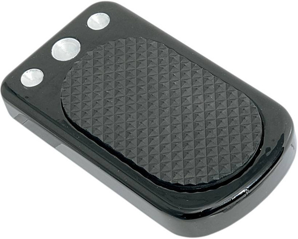 Drag Specialties - 16100195 - Brake Pedal Pad - Black - FL