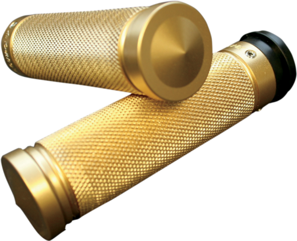 Accutronix - Custom Grips - Knurled Brass Dual Cable  fits HD Models (see desc.)