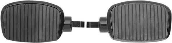 Drag Specialties - 16210723 - Mini Footboards - Male 3" - Black
