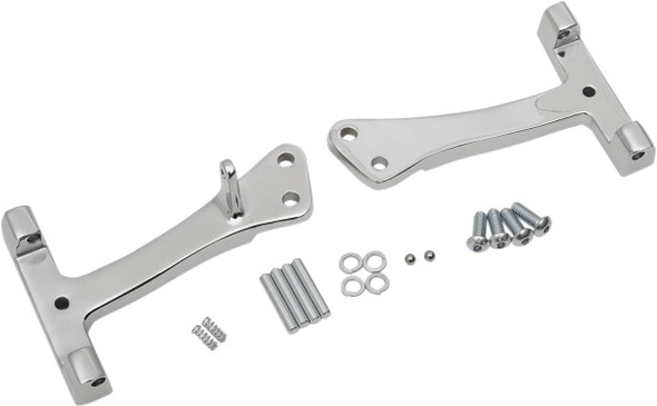 Drag Specialties - 16210726 - Passenger Floorboard Mount - Chrome - FXD/FLD