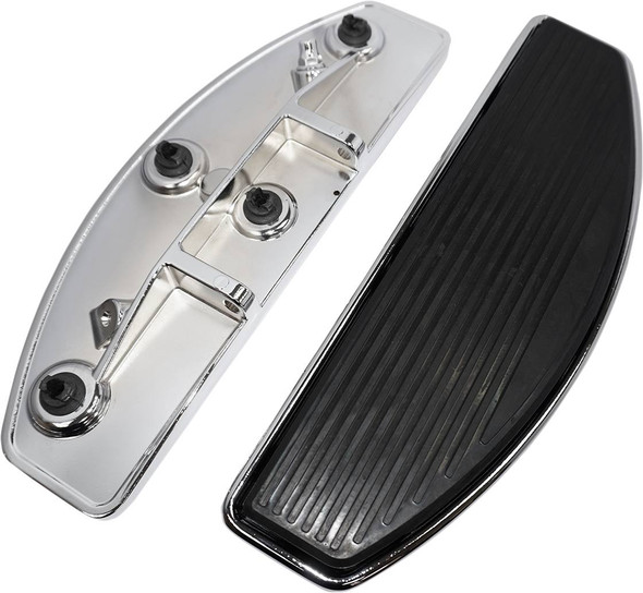 Drag Specialties - 16211036 - Driver Floorboard - Chrome - FL