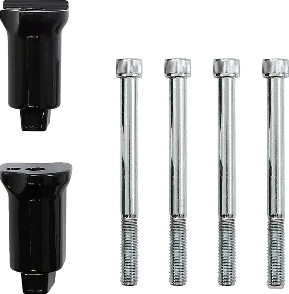 Drag Specialties - 16211007 - Passenger Floorboard Mount - Gloss Black