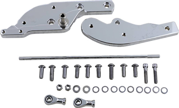 Drag Specialties - 16220553 - Forward Control Extensions - 3" Forward - Chrome - FL/FX