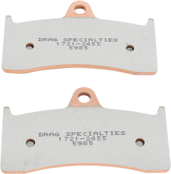 Drag Specialties - 17212455 - Sintered Brake Pads - Buell