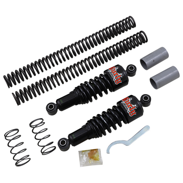 Burly Brand - Slammer Suspension Lowering Kit fits '06-'17 Dyna Models (Exc. FXDWG/FLD Models) (Black)