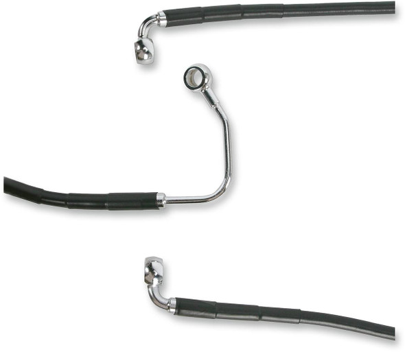 Drag Specialties - 17412939 - Brake Line - Front (Lower/Mid) - ABS - Black