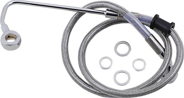 Drag Specialties - 17415776 - Brake Line - Front (Upper) - Stainless Steel