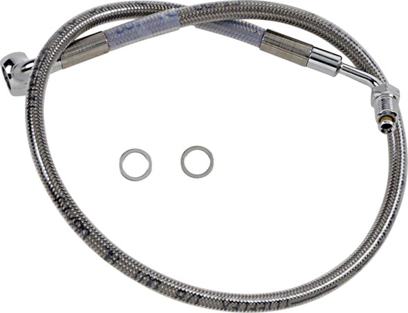 Drag Specialties - 17415801 - Brake Line - +2" - Stainless Steel - '18-'21 Softail