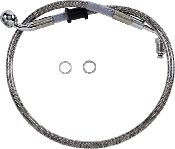 Drag Specialties - 17415813 - Brake Line - +2" - Stainless Steel - '18-'21 Softail