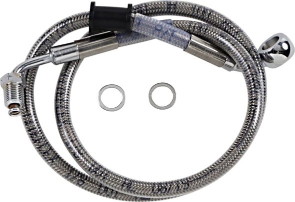 Drag Specialties - 17415815 - Brake Line - +6" - Stainless Steel - '18-'21 Softail