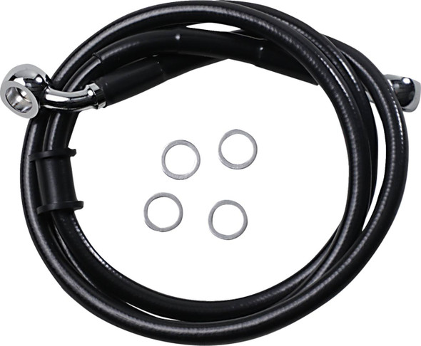 Drag Specialties - 17415839 - Brake Line - Front (Upper) - Black
