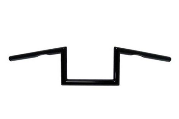 HardDrive - Traditional Z Handlebars - Black, Dimpled fits '82-Up applications
